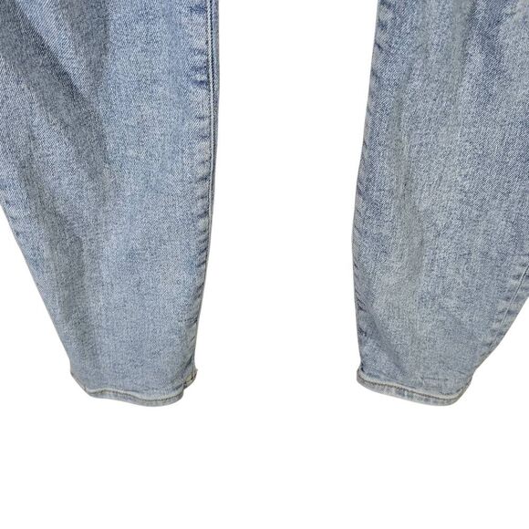 Stylish Blue DistressedHigh Waist h&m Skinny Jeans - Picture 8 of 13